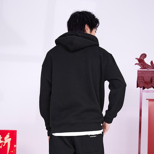 HX 冬季带帽卫衣情侣同款奥粒绒保暖C106440110101/02 商品图3