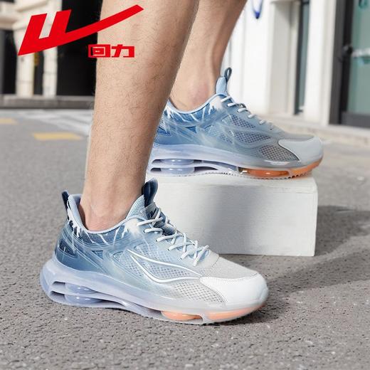 回力运动鞋男款秋季新款休闲潮鞋网面透气软底回弹减震跑步鞋子男 商品图3