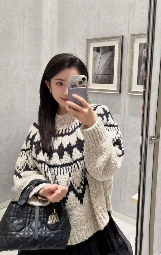 迪奥 25秋冬新款 Alpes系列费尔岛毛衣(TM) 商品图5