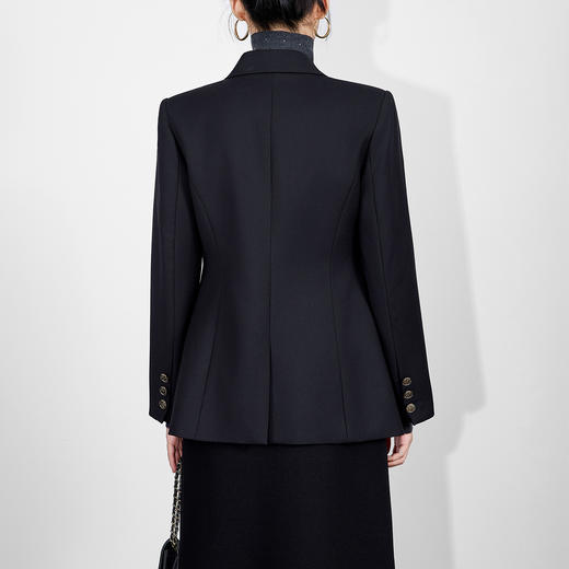 「高货wl」全新升级【铂金会员330/天猫449/差价119】(05824)洛诗琳气质收腰西装外套女2025秋冬通勤OL风显瘦外套女 商品图1