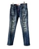 男款假破洞贴布牛仔裤长裤la 商品缩略图0