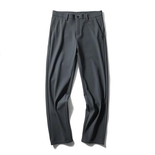 【秋冬黑科技】抗皱四面弹+保暖buff！垂感商务通勤加绒休闲裤 商品图1