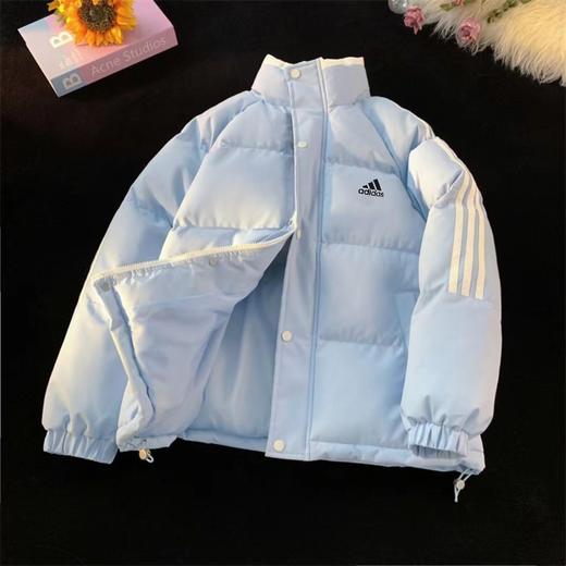 D112911三叶草情侣装秋冬款外套新款宽松羽绒棉服 商品图5