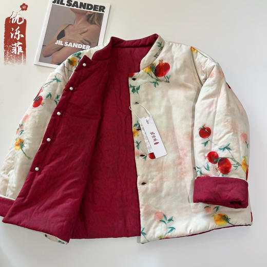 加厚双面穿雅致花色国风棉服 商品图11
