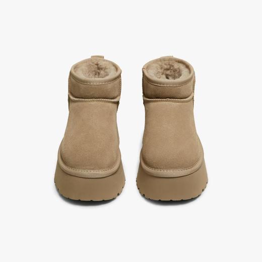 【云粉节】BF楼百思图25冬新款加绒厚底勃肯雪地靴棉鞋女毛毛鞋短靴L8228DD5 吊牌价899.现价450 商品图4