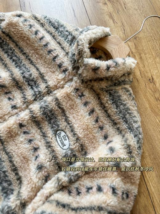 the bar*费尔岛复古提花羊羔毛外套 商品图12