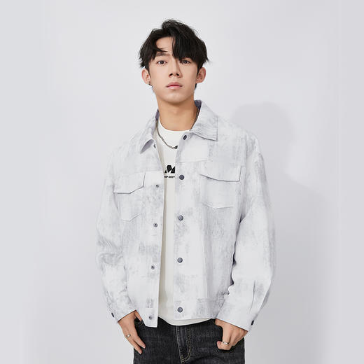 【新品上新】HX 春秋季翻领茄克衫外套显瘦S105511076101 商品图0