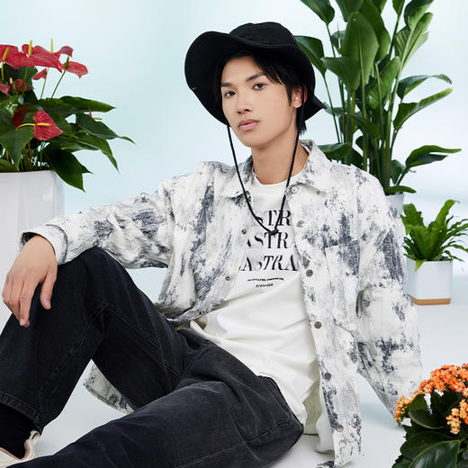 【新品上新】HX 春秋季衬衫式茄克衫外套Z105510008101 商品图0