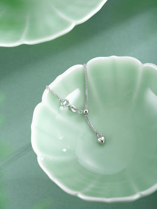 子佩集【四叶清欢】银S925套链【TL016374】绿玉髓四叶草双面花项链2511 商品图5