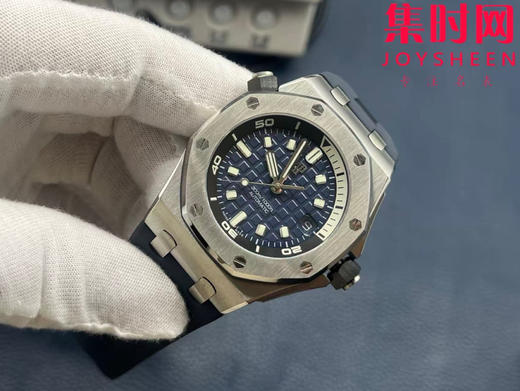 APS爱彼皇家橡树15720ST系列 深蓝色 男士腕表 搭载全新定制一体机Cal.4308全自动机械机芯，表盘尺寸42x14.2mm, 不惜高成本开发一体机 商品图2