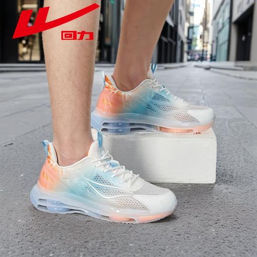 回力运动鞋男款秋季新款休闲潮鞋网面透气软底回弹减震跑步鞋子男 商品图6