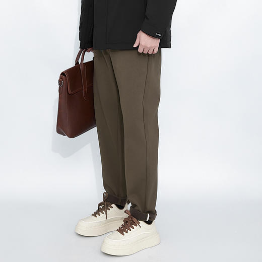 【新品上新】HX 冬季休闲长裤加绒Y203440005101/02 商品图3