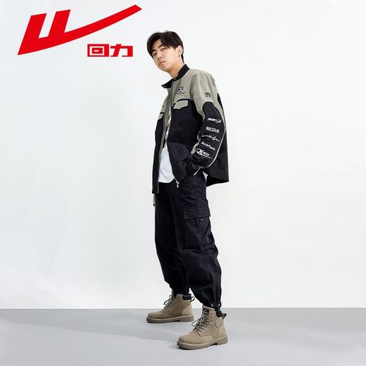 回力马丁靴男款春季新款大黄靴男士高帮工装靴春秋户外登山鞋子男 商品图5