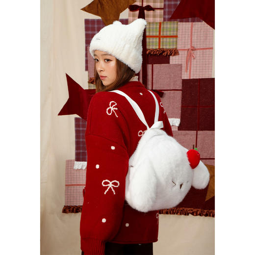 可爱卷毛小狗50cm毛绒公仔大头包-纪念日百货门店同款167543550 商品图1