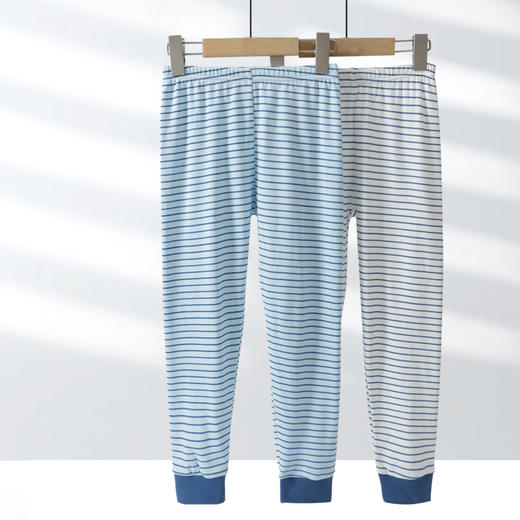 110-170 秋冬纯棉彩条款秋裤内搭裤睡裤 商品图4