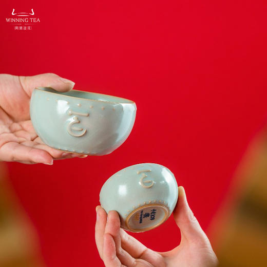 问鼎汝瓷 峥嵘100战鼓杯 商品图0