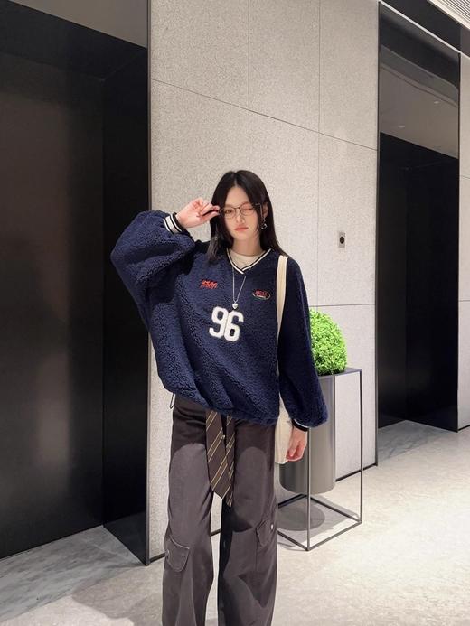 jennie同款 妮味儿很重的美式摇粒绒卫衣 商品图2