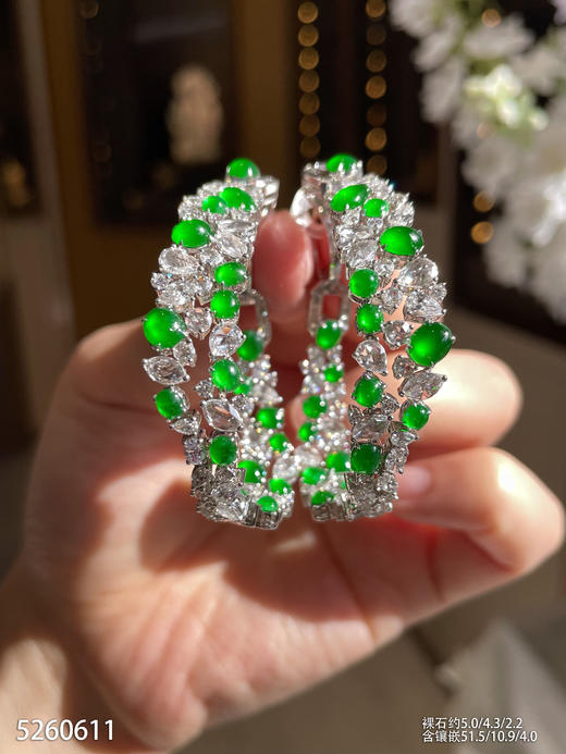 5260611，蛋面耳坠。具体价格微信咨询 商品图6