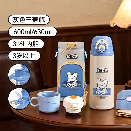 (5起少5元)THEMOS膳魔师三盖保温杯600/630m1复古系列（两种颜色） 商品图1