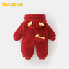 DUUDUU满月秋冬季拜年宝宝连体衣加厚保暖外出服a类婴儿过年衣服 商品缩略图2