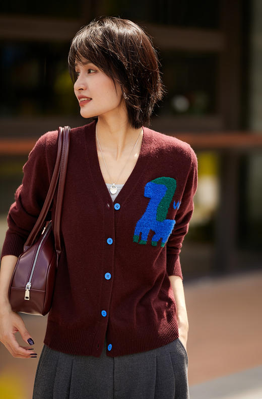 有趣小马儿pony仔羊毛针织混纺开衫 商品图10