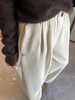 D112901简约慵懒风一粒扣松紧腰宽松阔腿裤 商品缩略图3