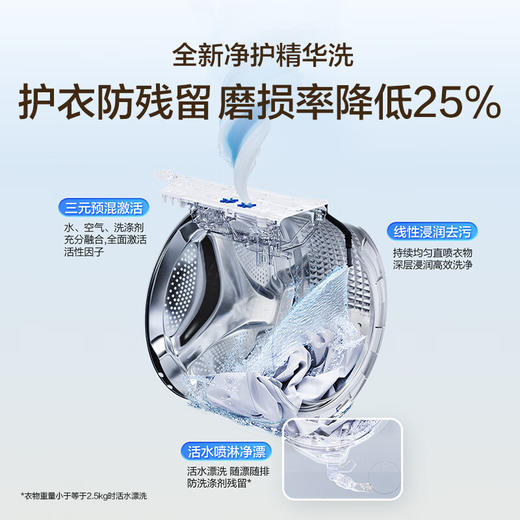 海尔（Haier）滚筒洗衣机13kg 新品 热泵带烘干 直驱一级变频+双智投+9KG烘+精华洗XQG130-ABLNEG78AU1 商品图2