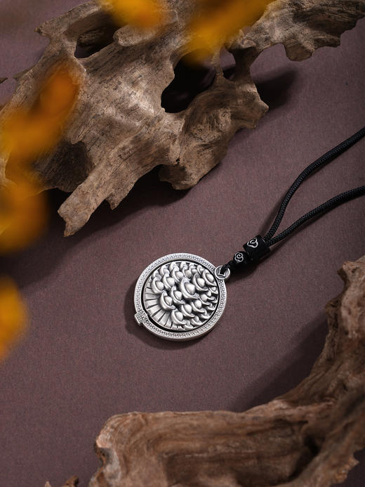 子佩集【聚财转运】银S999套链【BX0280963】招财进宝可转动原创作品仿古项链2511 商品图1