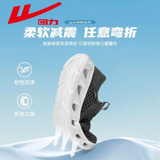 回力爸爸鞋子男秋季新款网面透气运动休闲鞋男士软底一脚蹬健步鞋 商品图2