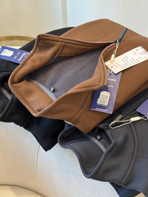 罗蒙男士半拉链POLO加绒卫衣 商品图11