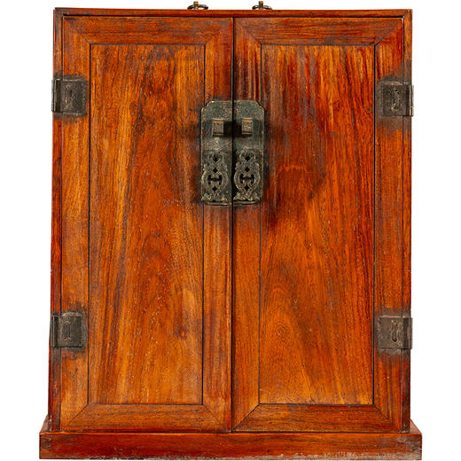 清	红木提梁书箱 商品图5