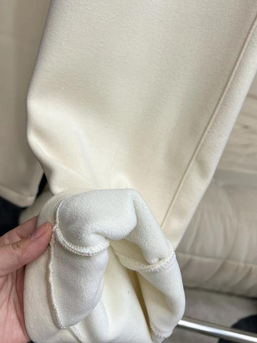 D112915内里绒面logo刺绣秋冬加绒弯刀裤 商品图5