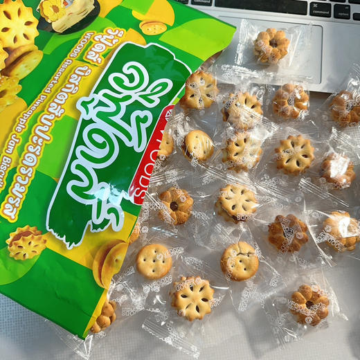 VFOODSINDY什锦菠萝果酱饼干200g 商品图2