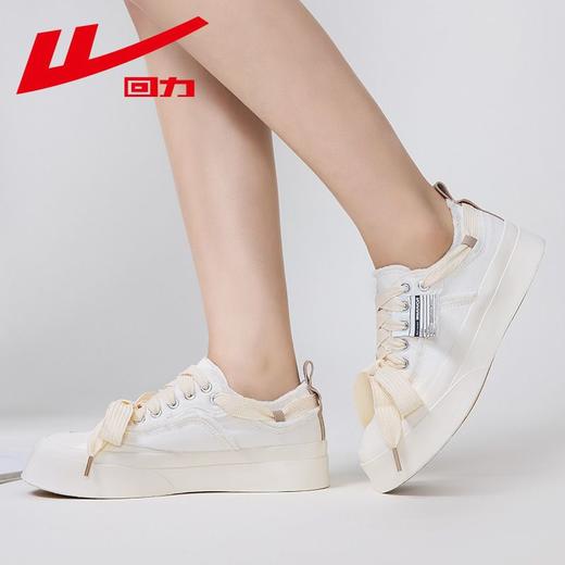 回力帆布鞋女鞋2025秋季潮流ins百搭爆款厚底休闲运动板鞋子女款 商品图6