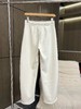 D112915内里绒面logo刺绣秋冬加绒弯刀裤 商品缩略图6