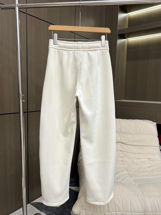 D112915内里绒面logo刺绣秋冬加绒弯刀裤 商品图6