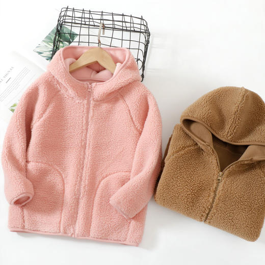 110-180秋冬终极厚款 省服颗粒绒连帽休闲外套秋冬 商品图3