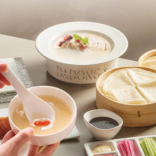 沈爷的宝贝  大董烤鸭片片鸭  荷叶饼 烤鸭酱 元气鸭汤 麻酱烧饼 商品图7