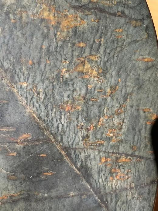 歙砚石金晕星纹银斑汉式硯台，顺丰包邮 商品图5