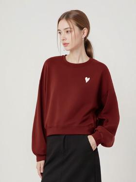 12.12错过没有！清货不退【清仓价】不参与退换 -31832爱心刺绣卫衣-喜出