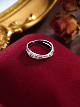 子佩集S925银【银河闪闪】戒指【JL070771】纯银时尚2412