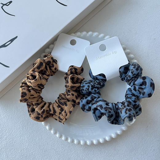 麂皮质感豹纹发圈皮筋-纪念日百货门店同款167993702 商品图1