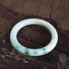 【天然正品】A货翡翠天然细腻圆条飘蓝花细豆种55.5号翡翠手镯55.5号（皆取最大值）女士280325AH59特价：680 商品缩略图2