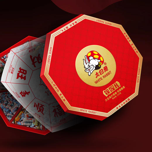 【节日礼盒】大白兔 锦鲤礼九宫阙 600g 商品图4