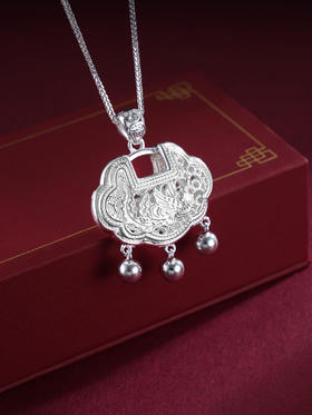 子佩集S990银【富贵祥凤】套链【CMSTL006】纯银儿童项链2411