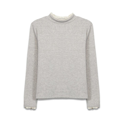 时尚百搭复古花边蕾丝打底衫-纪念日百货门店同款167102682 商品图4