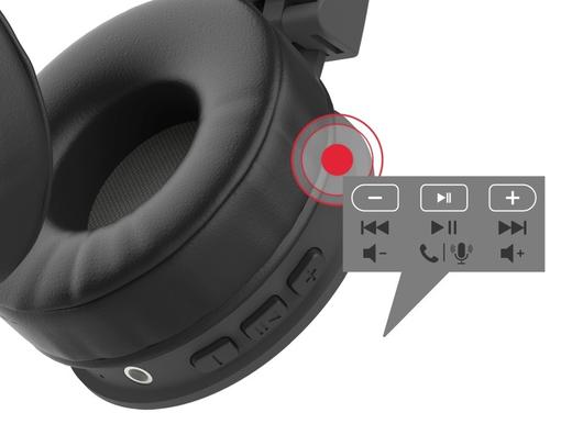 德国Hama Freedom Lit 蓝牙5.0头戴式耳机 带麦克风可折叠可调节尺寸 商品图3