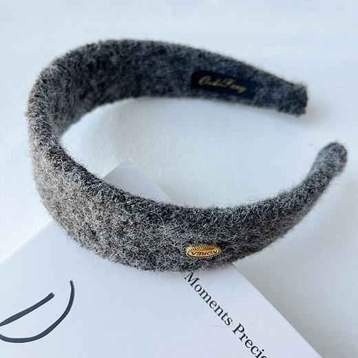 毛呢金标宽边发箍法式高颅顶发饰-纪念日百货门店同款167796821 商品图3