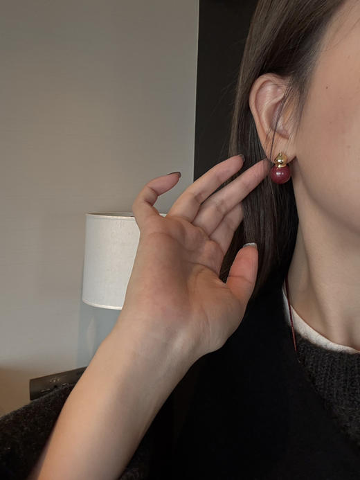 H*RBE福禄朱砂系列首饰～手串/耳钉 董洁伊能静同款！葫芦“福禄”❗️冬日必备红色配饰‼️‼️ 商品图8