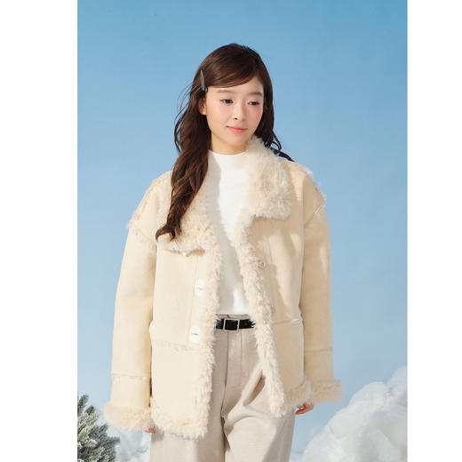 韩系千金气质毛毛外套-纪念日百货门店同款167596811 商品图1